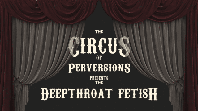 Deepthroat fetish. Swallow the cock.