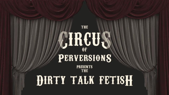 Dirty talk fetish - Talk dirty to me.