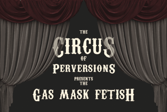 The gas mask fetish, sex under difficult conditions.