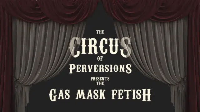The gas mask fetish, sex under difficult conditions.