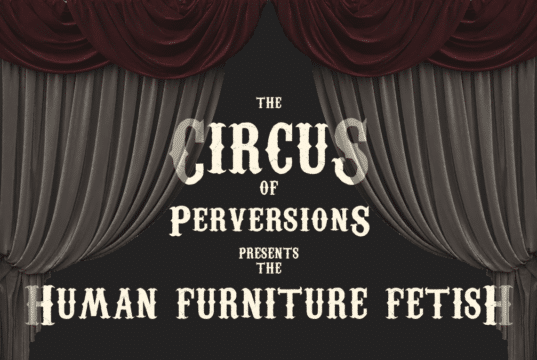 The Human Furniture Fetish. Please take a seat on me.